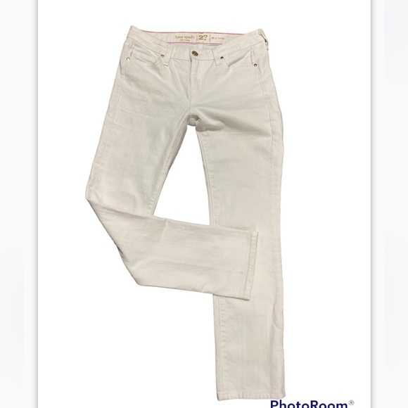 NWOT Kate Spade NY Play Hooky Perry St White Straight Leg Jean size 27 - Picture 2 of 13
